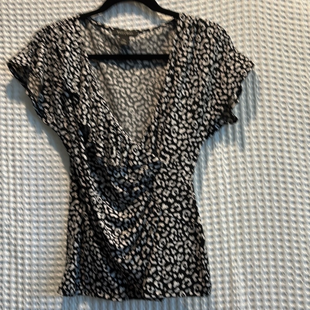 White House Black Market jersey knit top